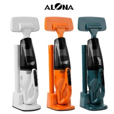 아로나 AL-6200 미니 청소기 무선 핸디 소형 차량용 진공 원룸, AL-6200R(오렌지), AL-6200R
