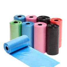 寵物拾便袋 輕巧易攜帶 堅韌耐用 方便衛生, 拾便袋 顏色隨機【素面】, 1個, 15個裝