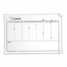 스케쥴표 화이트 주간계획표 주간식단표 스케쥴보드 70x50cm 79000EA 1EA, 본상품