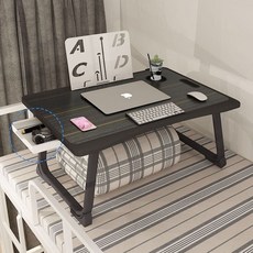 노트북거치대 서랍 침대 테이블 틈새 수납 좌식 미니 책상 1인용 79000EA 1EA, 기본 테이블 오크