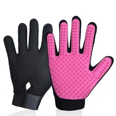 애완 동물 미용 장갑 실리콘 헤어 리무버 브러시 빗 마사지 길이 조절 머리 고양이 청소, 1개