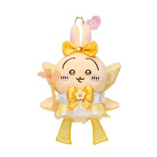 GOYES 먼작귀 CHIIKAWA 매지컬 마법소녀 인형 키링 애니 굿즈 봉제 인형, 1개, 옐로, 10cm 1개, 옐로, 10cm