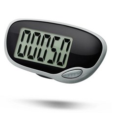 대화면 디지털 휴대용 만보계 블랙 걷기 운동 거리 측정기 디지털만보계 만보기