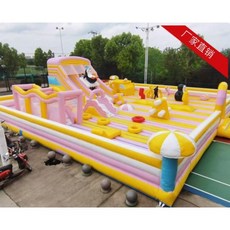 초대형 에어바운스 트램폴린 슬라이드 오락광장만들기 장난감 성 동물조형물, 블루펭귄 20X15 평방미터당 가격, 1개