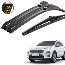 쉽딱 트리플 전면 후방 와이퍼 3P 세트, 스포티지QL 더볼드(15~21)