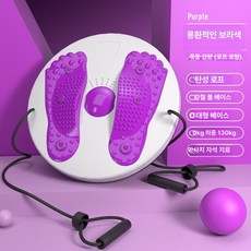 운동기구 유산소 운동 피트니스 장비 원판 가정용 돌리기, 1개, 퍼플