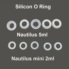 아스파이어 노틸러스용 교체 실리콘 O 링 5 유닛 미니 2ml 수리 세트, 02 Nautilus Mini O Ring