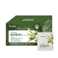 뉴트리바이옴 뉴바옴 올트리플 퓨어 올리브오일 엑스트라버진 스페인산 MCT오일 아보카도오일, 1개, 14회분 1개, 14회분