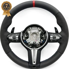 BMW F10 M3 하프 알칸타라 로고 스티어링 휠 어셈블리, 09 M3 Red Style