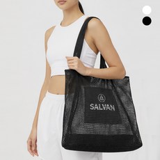 샐번 메쉬 비치백 다용도 그물 가방 빅 숄더백