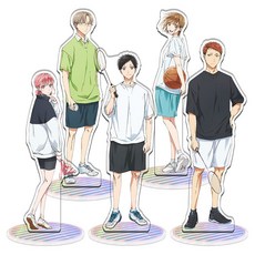 抱漫閣 無縫夾層CNC精雕青春青之箱藍箱立牌 現貨供應 穀子店動漫周邊精品, 萬聖節-鹿野千夏Chinatsu-Kan,中立牌無縫夾層內印約15.5CM角色和姿, 1個