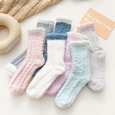 수면양말 극세사 기모 보온 양말 수족증 양털덧신