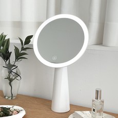 홈비 글로우 LED 탁상 화장 거울 무선 조명, 기본형