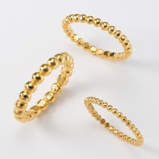 24k 순금 도트 볼 애끼 검지 레이어드 금 반지 1.875g 3.75g 7.5g