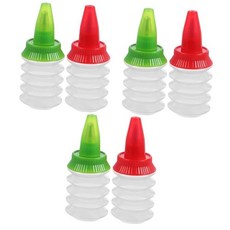 솔루스트레 베이킹용 아이싱 병 3세트 (2개입) 재사용 가능한 플라스틱 짜는 용기 쿠키 컵케이크 사탕 장식용 가볍고 휴대하기 편리한 케이크 데코레이션 용품 (색상 랜덤, 삼