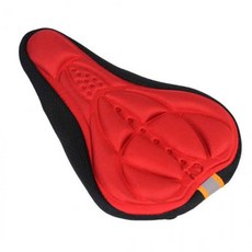 자전거 안장 전립선 젤커버 쿠션커버, 1개, 블랙