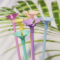어린이집 유치원 행사용 마카롱 풍선 막대 32cm 파스텔 컬러 컵스틱 풍선 스틱 꽂이