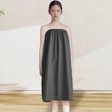 베드스토리 에어리스 미용 마사지 가운, 1개, 에어리스 차콜(고무줄형)