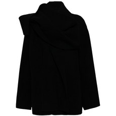 잔비 스카프 칼라 코트