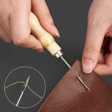 슈리팜 가죽 공예 구멍 송곳 셀프 구두 신발 수선 공구, 10개