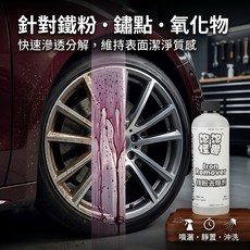 泡泡怪獸 鐵粉去除劑 針對鐵粉 鏽點 氧化物, 1個