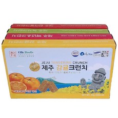 제주생산 뉴 크런치 4종세트 4가지 맛 녹차 제주 크런치 기념품 선물 dew+549xg, 1세트, 42g
