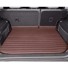 Car Fully Surrounded Trunk Mat Fit for CHERY Jetour Traveller T2 2023 Leather Interior Trim Accessor, 05 Tail box mat brown