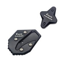 CHEKIS 엔맥스 스탠드세트 사이드클립 날개클립 보조커버세트 NMAX 21-25년, 1세트, 블랙