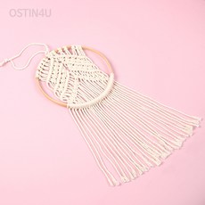 오스틴포유 월행잉 우드 링 마크라메 아이방