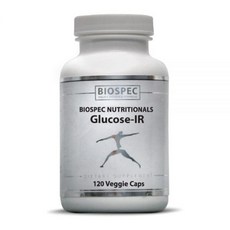 Biospec Nutritionals 글루코스-IR - 시나몬 추출물 크롬 베르베린 및 비오틴 (120캡슐), 1, 120