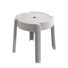 極美家居 風車圓凳 餐椅 塑膠椅子 圓椅 疊椅 兒童安全圓凳, 【灰色】座面30CM-圓形矮凳,單張價格