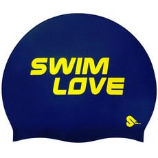 수영사랑 빅로고 실리콘 수모 수영모자 수영모, NVY/Y