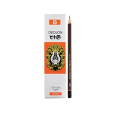 문화연필 더존 B, 혼합 색상, 12개