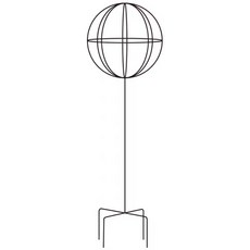 철제 구형 덩쿨식물 지지대 원형 넝쿨 장식 등반대, 1개, 화이트 / 지름25x높이95cm / 1개