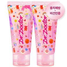 닥터닥터 키즈 어린이 투명 치약, 70g, 2개