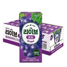 서울우유 리이브포도190ml x 24개, 190ml