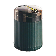 해피J보따리 인테리어 원터치 이쑤시개보관통 간편사용 이쑤시개꽂이 요지통, 그린, 1개