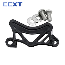 혼다 CR 125R 먼지 자전거 유니버설 용 후방 브레이크 디스크 커버 캘리퍼스 가드 보호, 03 Black Brake Caliper
