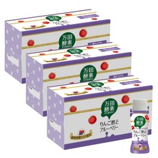 65ml 30 3 만다 효소 음료 타입 사과 식초 블루 베리 × 병 마시기 쉬운 건강, 65L
