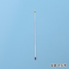 유리 막대 알콜 온도계 / 봉상 온도계 온도범위 -50에서50℃ T22-13-146, 1개