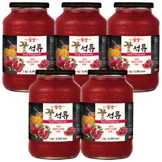 꽃샘 꿀석류차, 1kg, 5개, 1kg