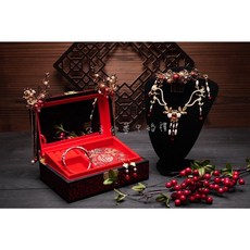 公主的夢中婚禮工作室 女神首飾套組 拜媽祖娘娘的胭脂水粉 拜觀世音菩薩 九天玄女 王母娘娘 太陰娘娘女神明生日, 加購單層首飾盒