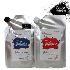 대용량 미용실 저자극 오징어먹물 머리염색약 1제:500ml+2제:500ml 새치커버 흰머리 뿌리염색, 흑색(블랙), 1개