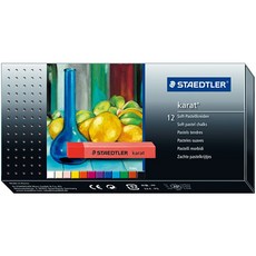 施德樓 STAEDTLER 金鑽專家級粉彩條12色組 - 色彩鮮明、質地柔滑, 1個