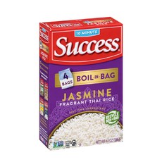 성공 보일-인-백 쌀 태국 자스민 쌀 빠른 쌀 식사 1 Success Boil-in-Bag Rice Thai Jasmine Rice Quick Rice Meals 14-, 1개
