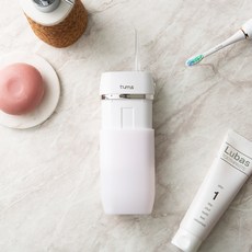 텀스 딥클린 미니 구강세정기 구강홈케어, 화이트, 화이트, 화이트