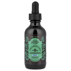 Herbs Etc. ChlorOxygen 엽록체 농축물 무알코올 59ml, 4개, 59.147ml