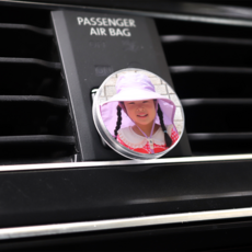 끌린다 차량 노룩 비상등 연장 물리 버튼, G. 미니형(투명) - 사진/로고/글자 인쇄, 1세트