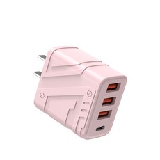 디지털노마드 필수템 멀티충전기 C타입 초고속충전기 노트북PD, A. 핑크 120W 4포트