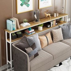 urkoteer 쇼파 뒤 틈새 침대 사이드urkoteer 보조 좁고 긴 폭좁은 슬림 창가 간이 베란다 테이블 책상 선반urkoteer, 홑겹100*15*75[가후판]